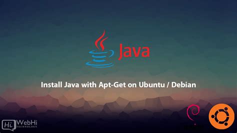 How To Install Java With Apt Get On Ubuntu Debian Tutorial