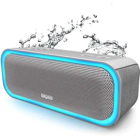 Enceinte Bluetooth Portable Doss Avec Effets Lumi Re W H