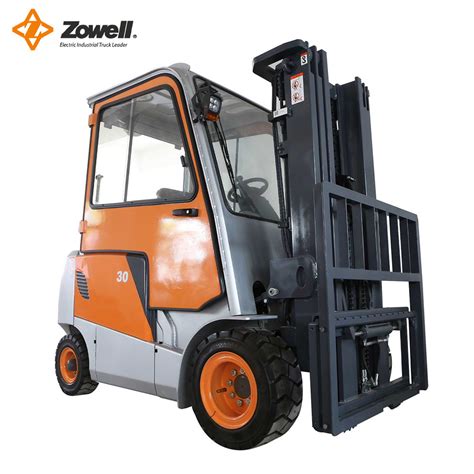 Zowell 3t Safe Counterbalanced Forklift With Full Colsed Cabin China