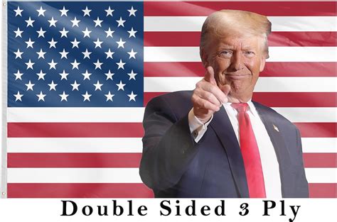 Trump 2024 Flag 3x5 Double Sided Outdoor 3 Ply Donald Trump Flags