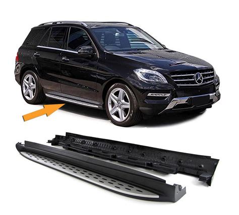 Marche Pieds En Aluminium Bross Pour Mercedes Ml W Partir De