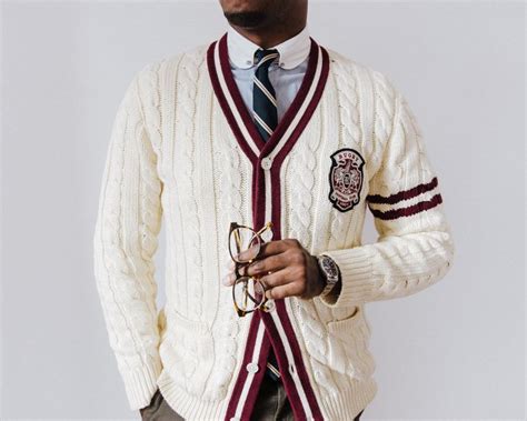 Rugby Ralph Lauren Cardigan Club Collar Shirt Preppy Mens Fashion