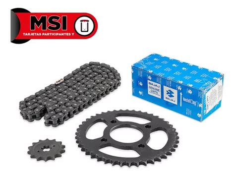 Kit De Sprocket Y Cadena Pulsar Ns Bajaj Jd Meses Sin Intereses