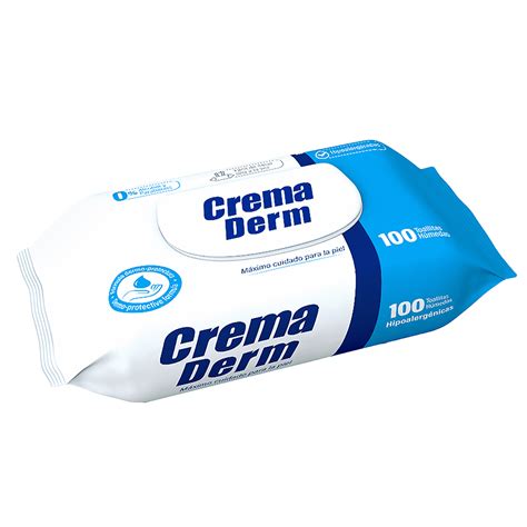 Toallitas Húmedas Crema Derm 100 Unidades 964331