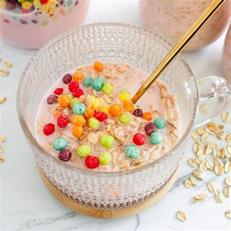 Cereal Milk Overnight Oats - Drink-Milk.com