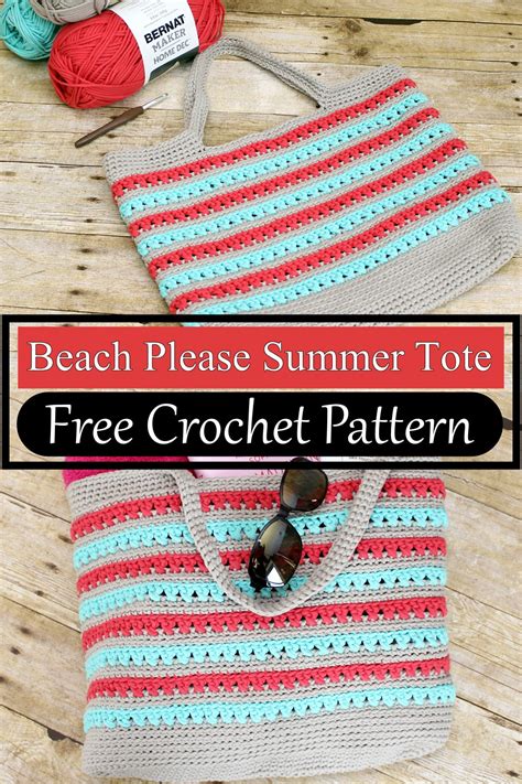 Crochet Beach Bag Patterns For Days Of The Summer