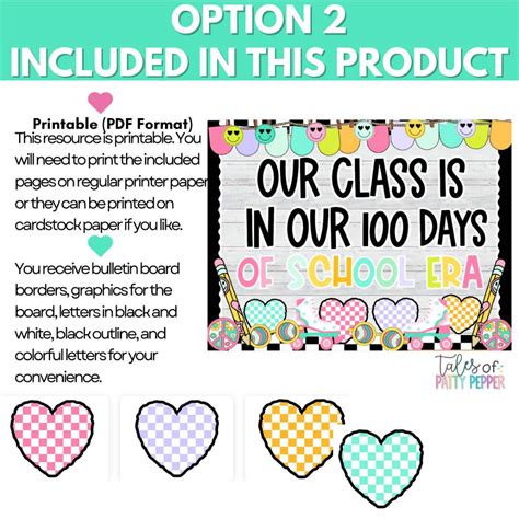 100th Day Of School Bulletin Board Kit Schoolgirl Style