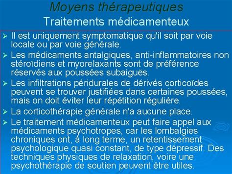 Prise En Charge Rducative Des Lombalgies Chroniques Dr