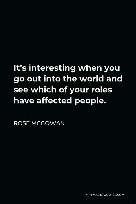 Rose Mcgowan Quotes Minimalist Quotes