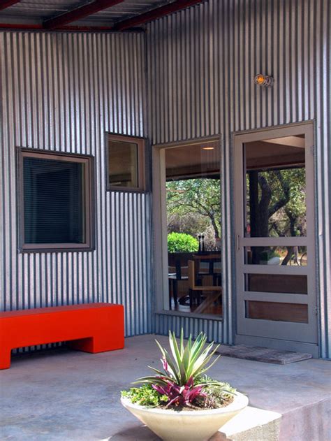 Galvanized Metal Wall Treatment | Houzz