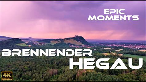 Unwetter im Hegau Der Himmel brennt über dem Hohentwiel 4K YouTube