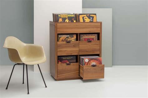 Dovetail 1 x 1 Vinyl Storage Cabinet | Record storage cabinet, Vinyl storage, Vinyl record storage