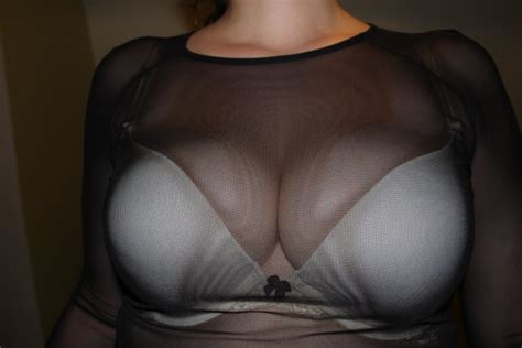 Bursting Out Of My White Bra Porn Pic