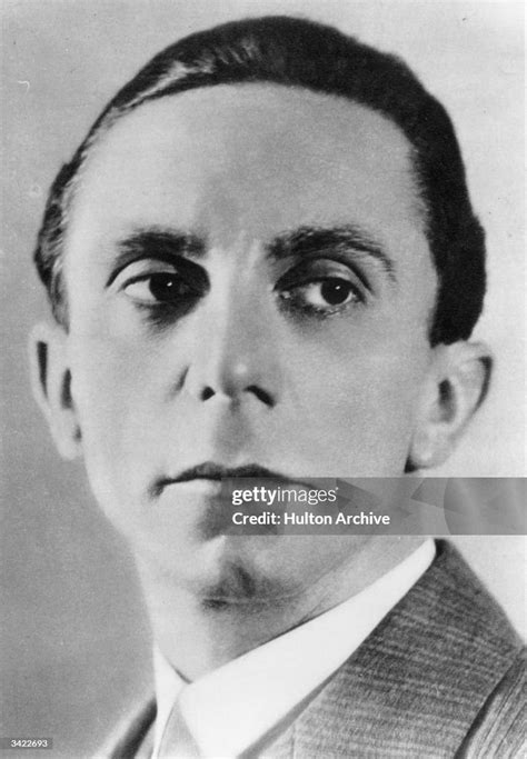 Paul Joseph Goebbels The Nazi Propaganda Minister In Hitlers News