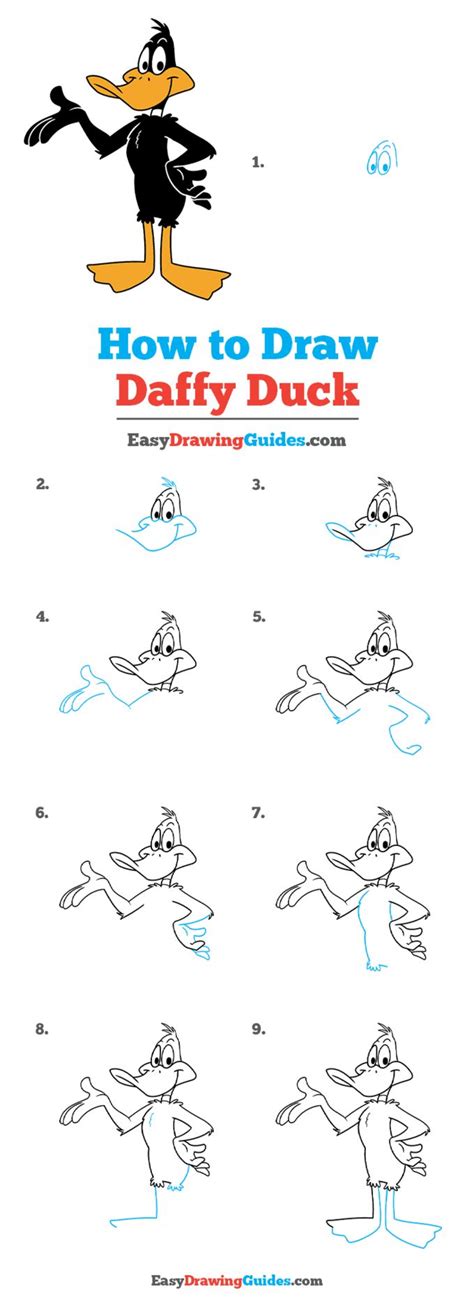 How To Draw Daffy Duck