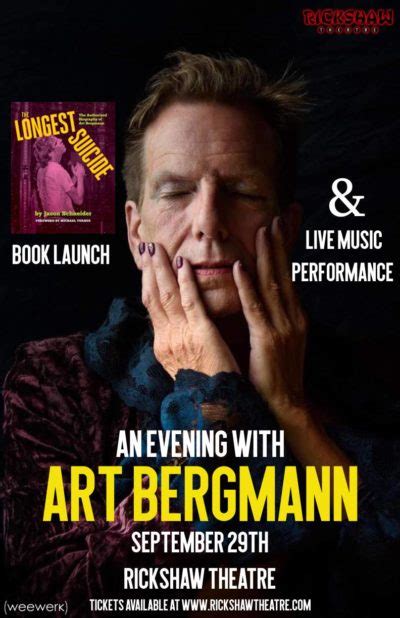 An Evening With Art Bergmann The Rickshaw Theatre