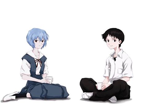 Evangelionshinji Ikarirei Ayanamitealooks Officialshinji X Rei