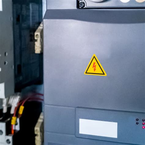 HOMEMAXS FRCOLOR 2pcs High Voltage Warning Stickers for Electrical