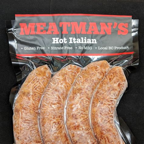 Hot Italian Sausages Meatmans Products