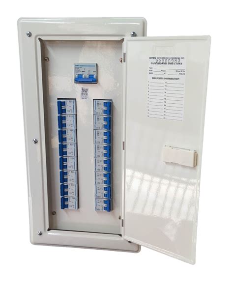 Panel Board For Miniature Circuit Breaker Metal 2 Pole Main And 16