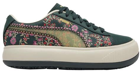 PUMA Liberty Of London X Suede Mayu Floral In Gray Lyst