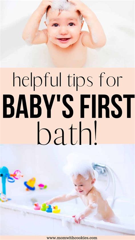 How To Bathe A Newborn Babys First Bath Baby Bath Time Baby Bath