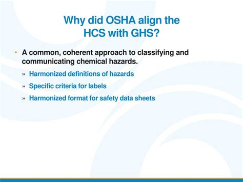 Ppt Hazard Communication And The Globally Harmonized System Ghs