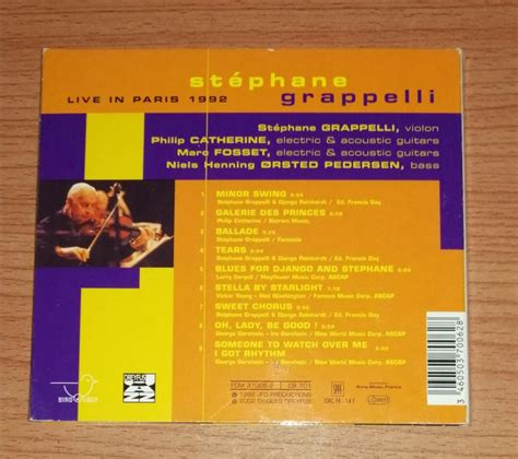 St Phane Grappelli Live In Paris