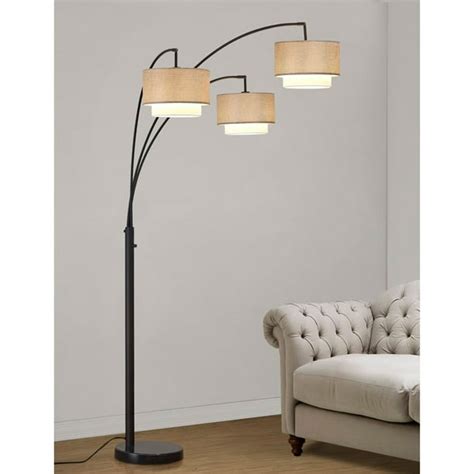 Homeglam Broadway 3 Light Arch Floor Lamp