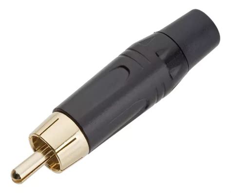 Plug Rca Profissional Preto Rabicho Preto C P S Tozz Parcelamento