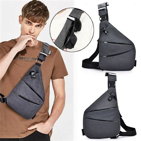 Bolso De Viaje De Marca Para Hombre Bolsa De Hombro A Prueba De Golpes