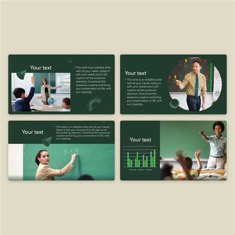 Teacher Powerpoint Templates Free: 5 Slides – MasterBundles