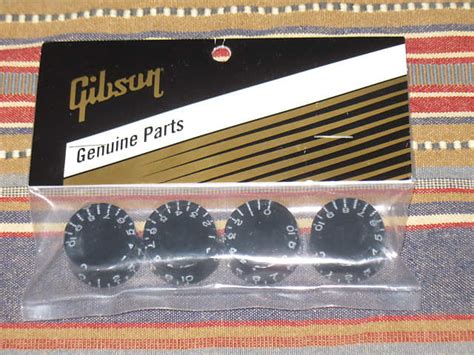 New In Package A Genuine Gibson Speed Knobs Black Prsk 010 Reverb