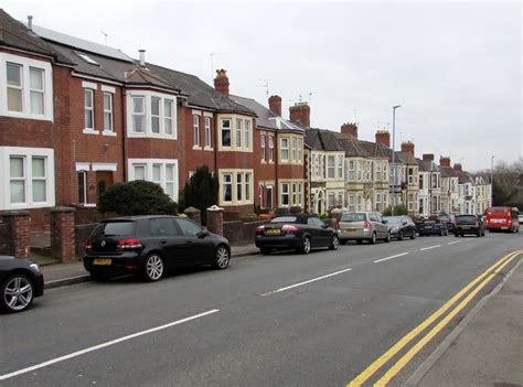 Parked Cars And A Long Row Of Risca Road Jaggery Geograph