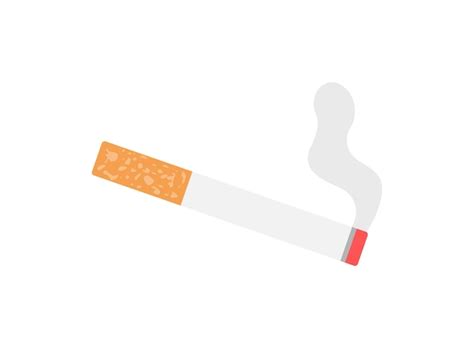 Icono De Cigarrillo En Estilo Plano Ilustraci N De Vector De Fumar