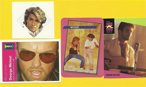 Wham George Michael Andrew Ridgeley Fab Card Collection A Ebay