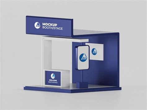 Premium Psd Exhibition Booth Mockup