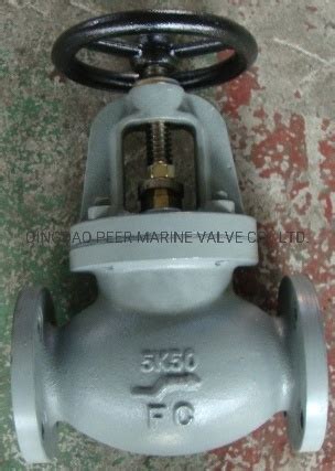 Jis K Marine Cast Steel Globe Valves Jis F Marine