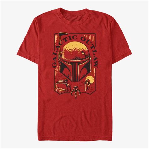 Merch Star Wars The Book Of Boba Fett Galactic Outlaw Logo Unisex T Shirt