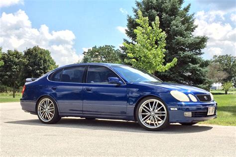 1999 Lexus Gs300 Rare Blue Color Full Stereo System 20 Rims Lowered