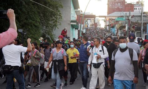 Sale Segunda Caravana Migrante De Tapachula