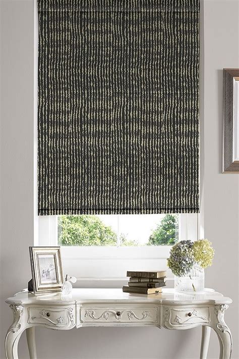 Ridge Black Roman Blind - Chennai Blinds