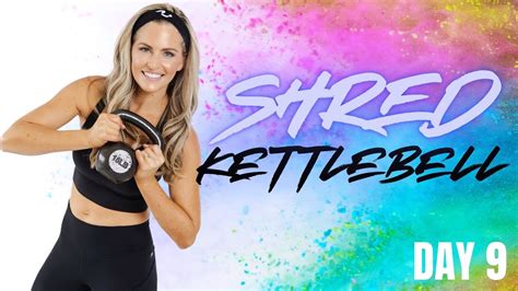 32 Minute Kettlebell Ladder Workout Shred 9 Bodyfit By Amy