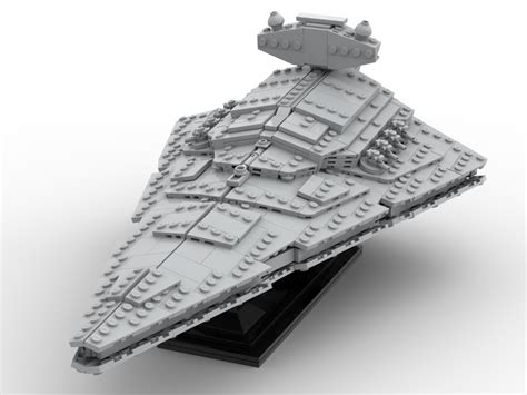 Lego Moc Midi Scale Imperial Destroyer Isd Display Model By The Minikit Guy Rebrickable