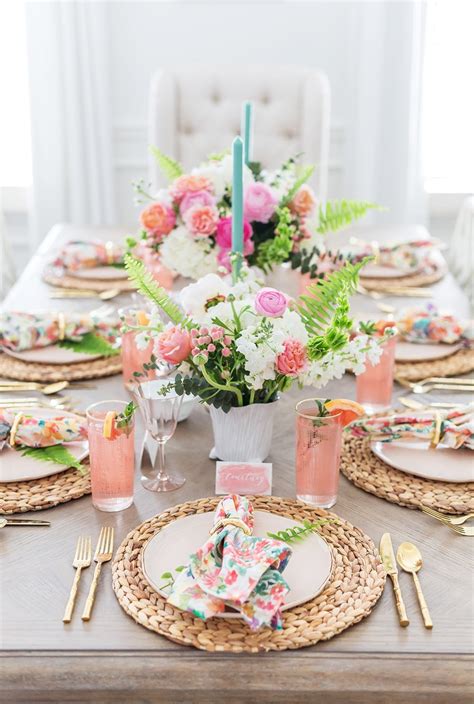 Tips To Set A Gorgeous Floral Summer Tablescape