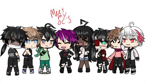 Meet My Ocs Gacha Life Youtube