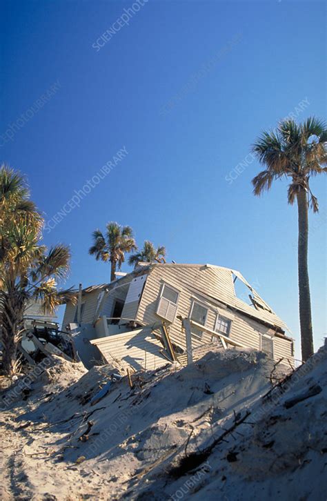 Hurricane damage - Stock Image - C003/0655 - Science Photo Library