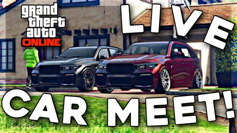 CLEAN BUILDS ONLY GTA 5 CAR MEET LIVE PS4 PS5 CRUISING CUTTING UP