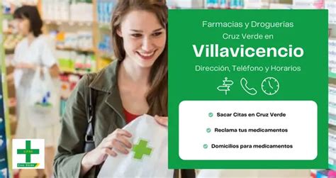 Droguerías y Farmacias Cruz Verde en Villavicencio 2024