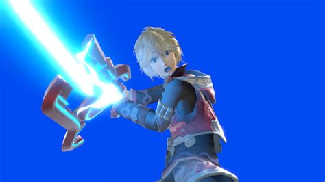 Smash 4 Shulk Face And Hair Super Smash Bros Ultimate Mods